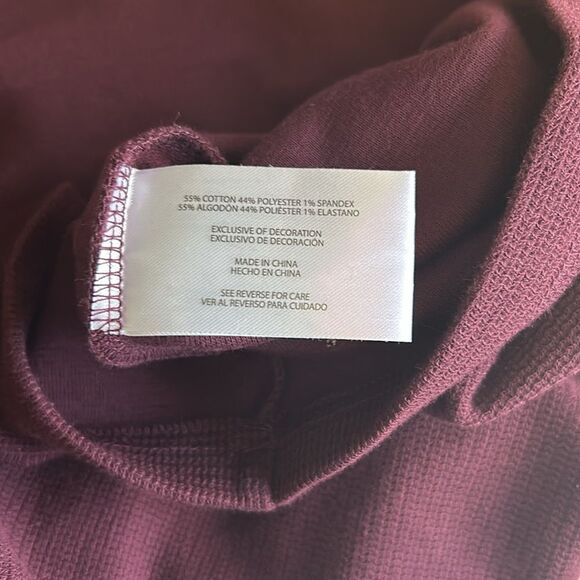 Banana Republic Men's Textured Double Knit Crew Pullover, Rust, Size Small, NWT - Picture 9 of 11